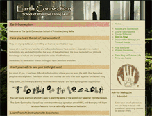 Tablet Screenshot of earth-connection.com